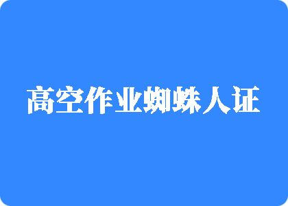 操逼视频乱插乱射爆操高空作业蜘蛛人证